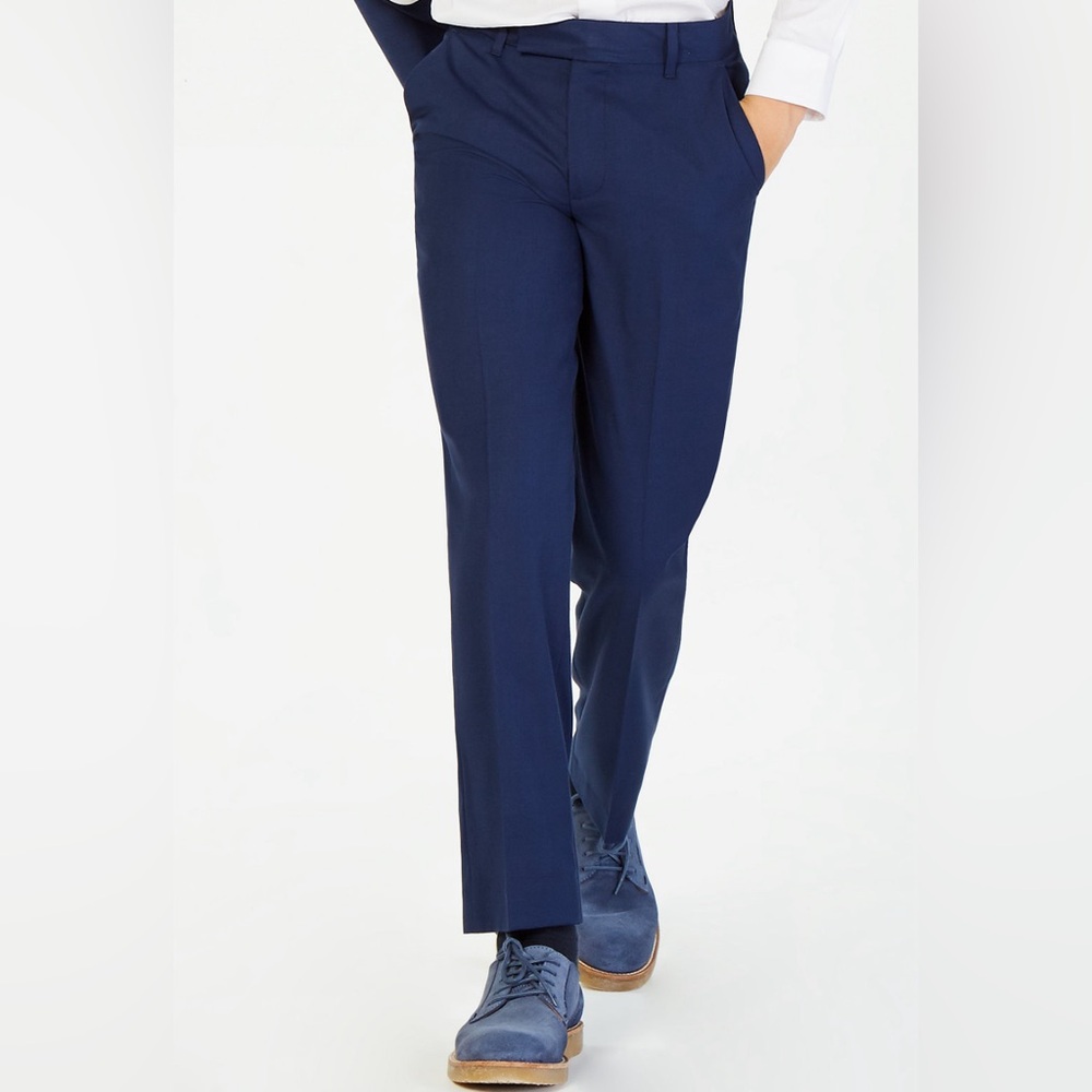 Classic Blue Men's Suit Calvin Klein - Picture 4 of 7